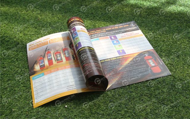 in catalogue bằng công nghệ in mới