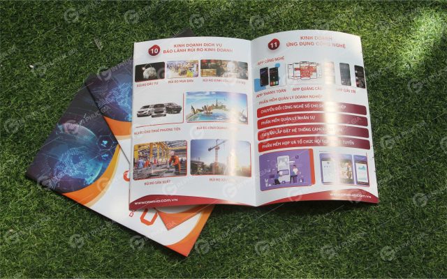 Kích tthước cuốn catalogue A4 ngang