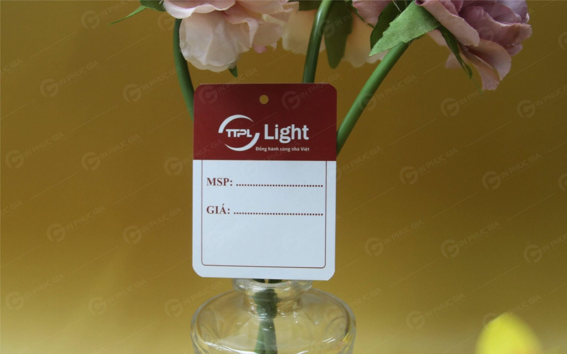 Tag mã sản phẩm và gía