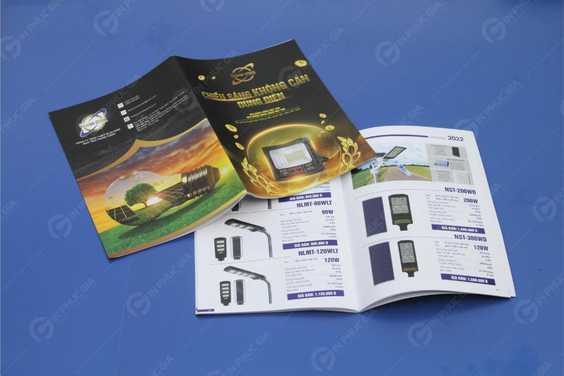 IN CATALOGUE Đèn Chiếu Sáng LED In Phúc Gia