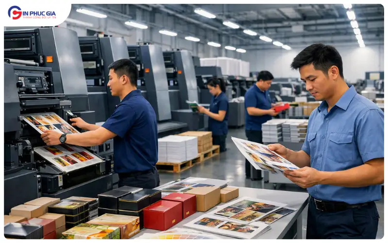 Kinh Nghiệm Tìm Xưởng In Ấn Uy Tín Hà Nội Báo Giá Gốc - In Phúc Gia